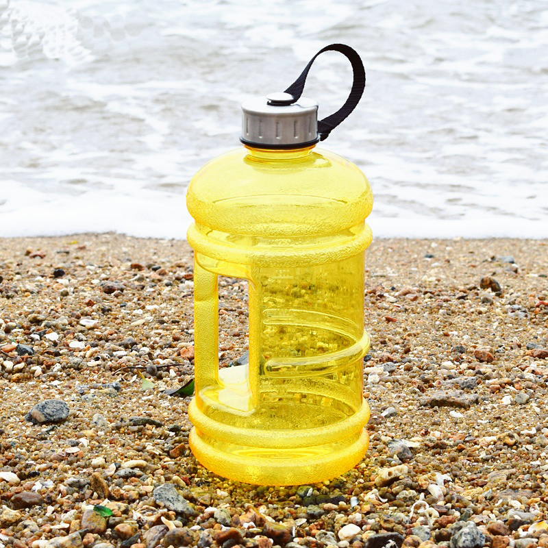 创意便携式超大容量塑料水杯学生健身户外运动水壶细节图