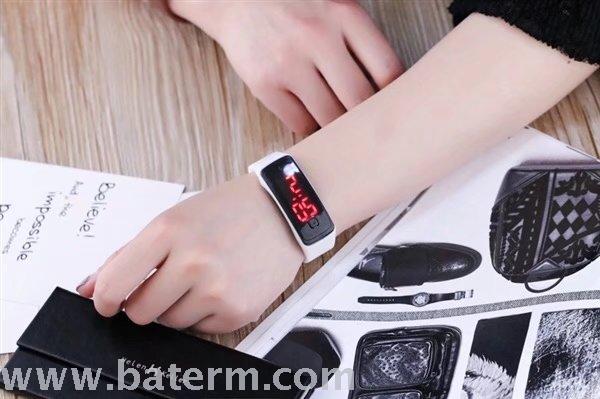 La segunda generación de LED reloj electrónico deportivo pulsera reloj mujeres hombres pareja no touch estudiante luminoso reloj deportivo Specification image
