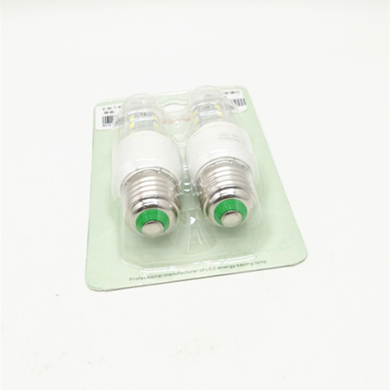 卡两个5W玻璃灯 玉米节能灯泡 家用照明灯 超亮节能灯玉米灯产品图