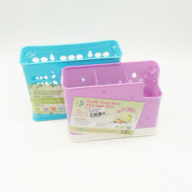 Cat three-compartment 筷笼 kitchen multi-functional chopstick rack, draining chopstick holder 筷笼 tableware