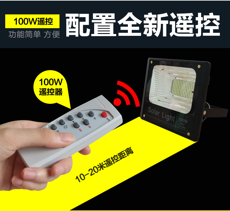 40W high-brightness solar floodlight, waterproof solar LED floodlight Application Scenario