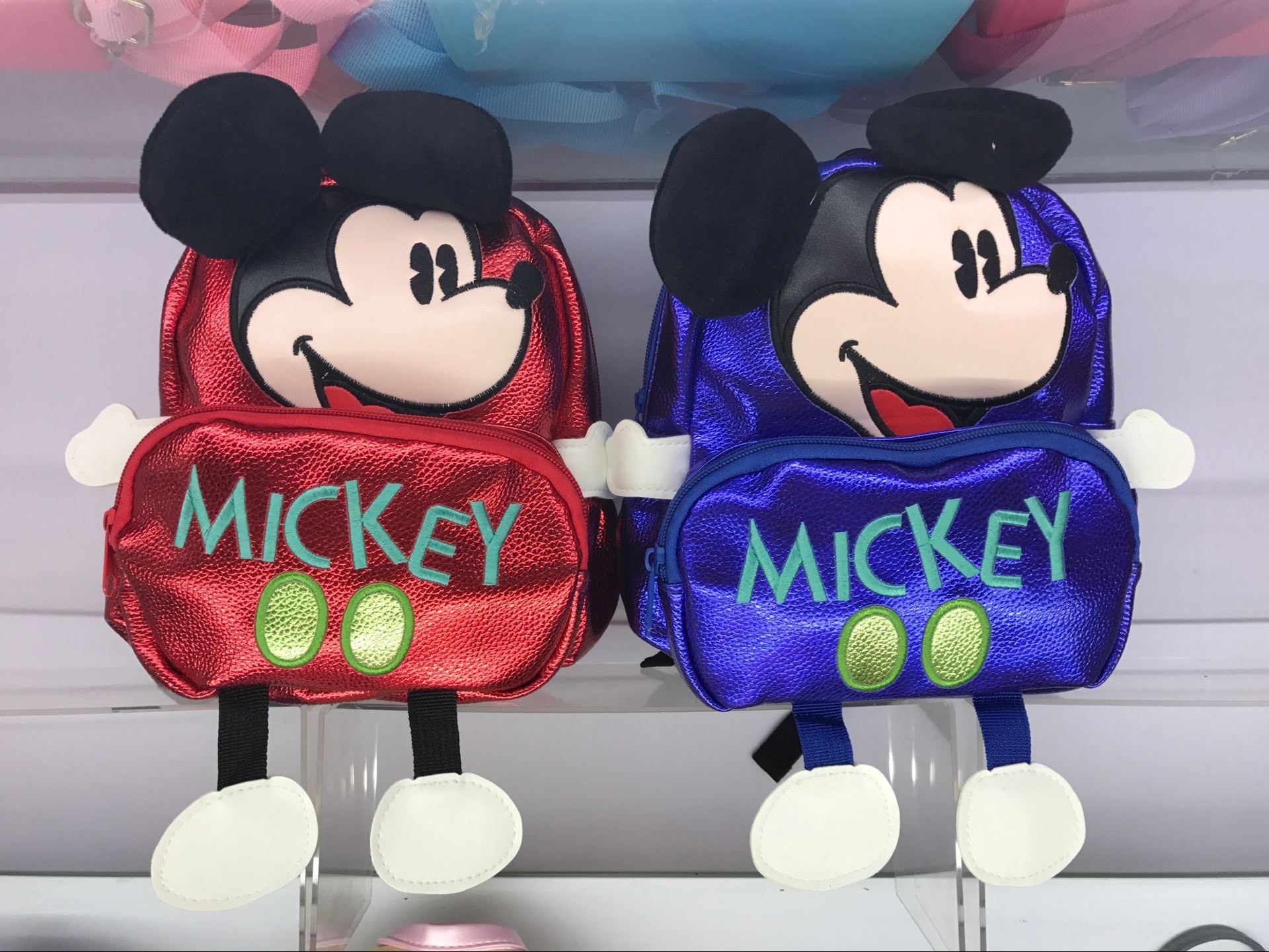 Love Dance Children's Backpack, Strawberry Backpack, Hand-held Bag, PU Parent-Child Bag details Picture
