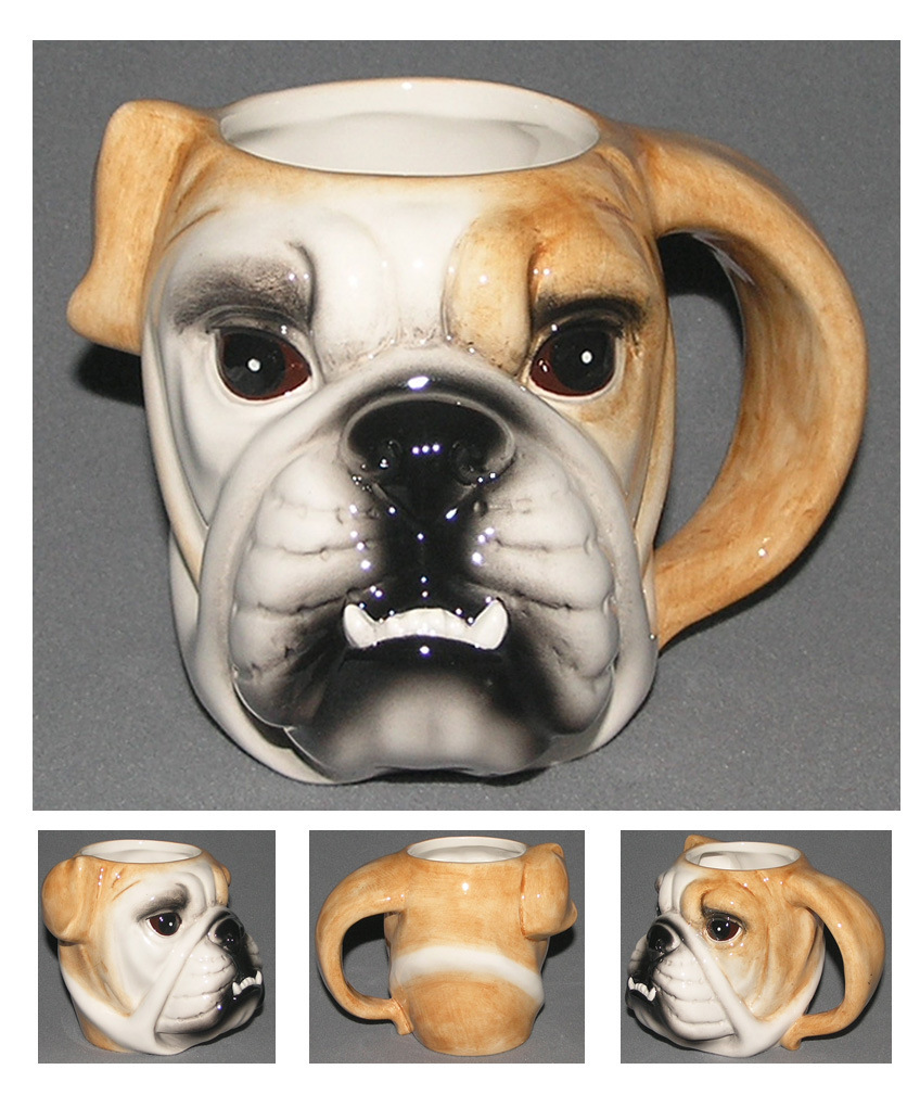 Creative pug cup New dog water cup coffee mug mug
