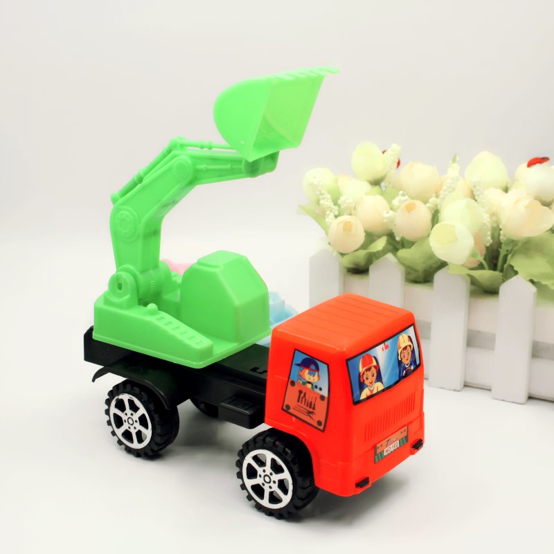 Wholesale of engineering vehicles, excavators, excavators, toys for children aged 3-6, and children's street stall supplies details Picture