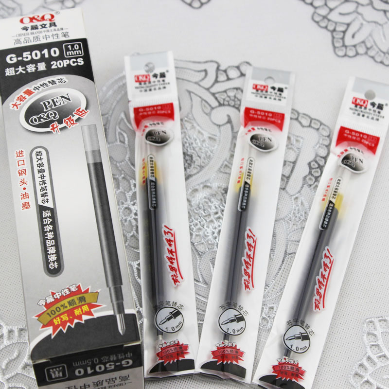 Jinsheng 5010 Jinsheng gel Pen with large capacity 1.0mm refille. Business pen core replacement Application Scenario