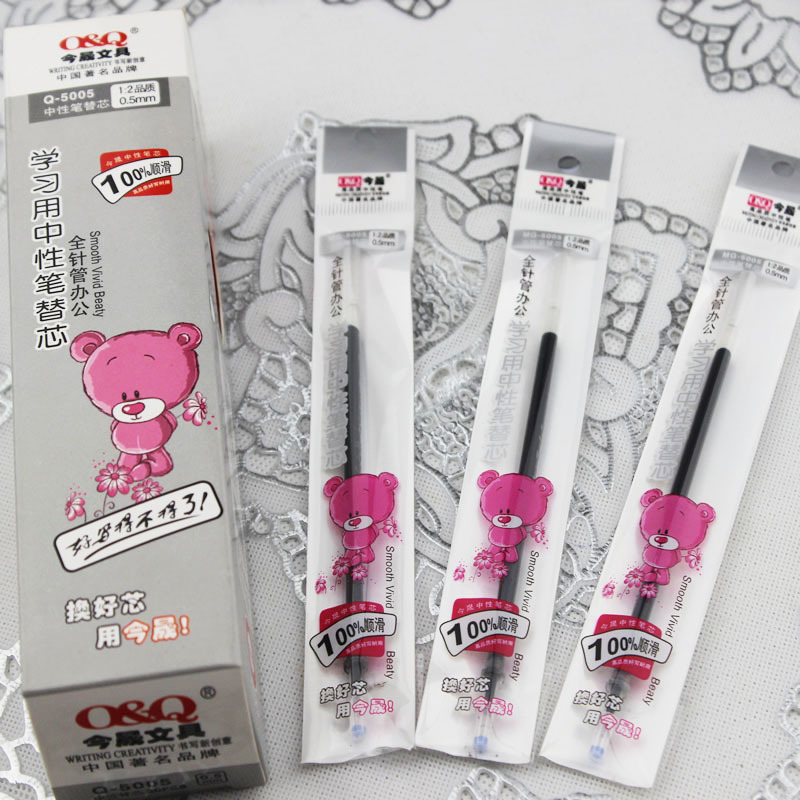 5005 Jinsheng 0.5mm full syringe gel pen refill. Student exams. Financial pen refills Application Scenario