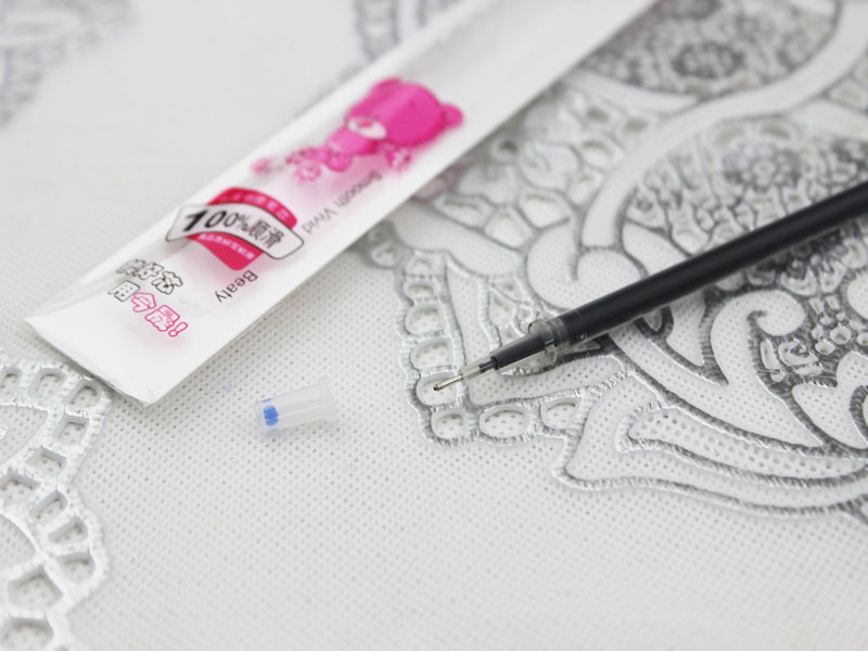 5005 Jinsheng 0.5mm full syringe gel pen refill. Student exams. Financial pen refills details Picture