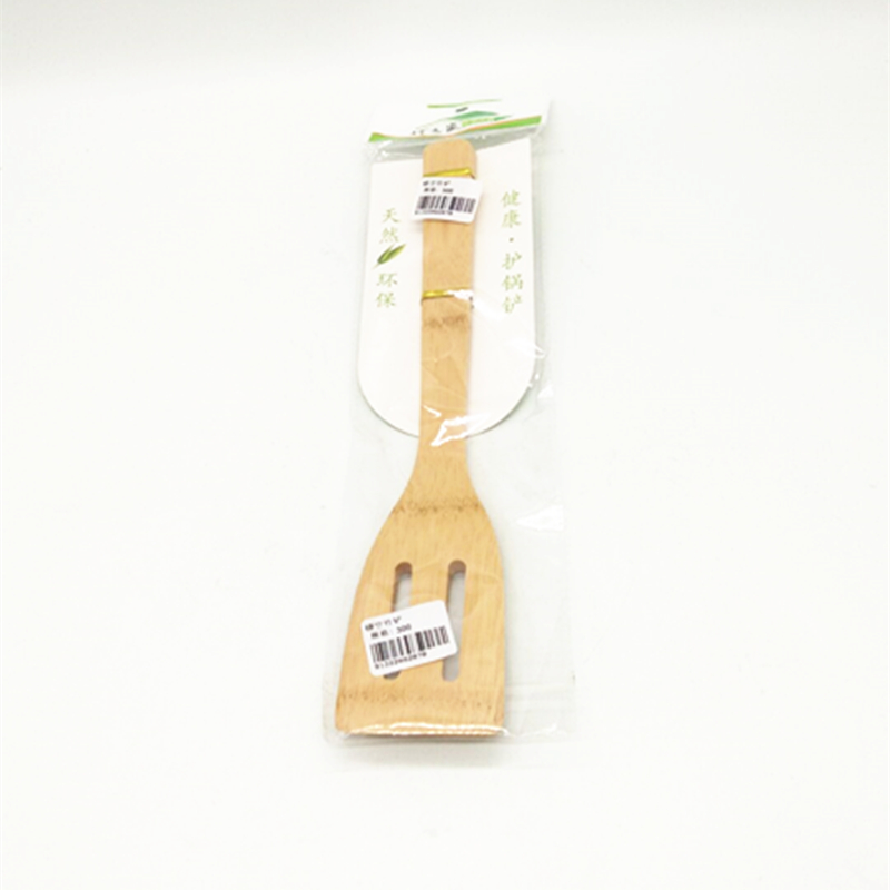 Hollow bamboo spatula cooking spatula Non-stick bamboo spatula Leak spatula anti-burning bamboo spatula