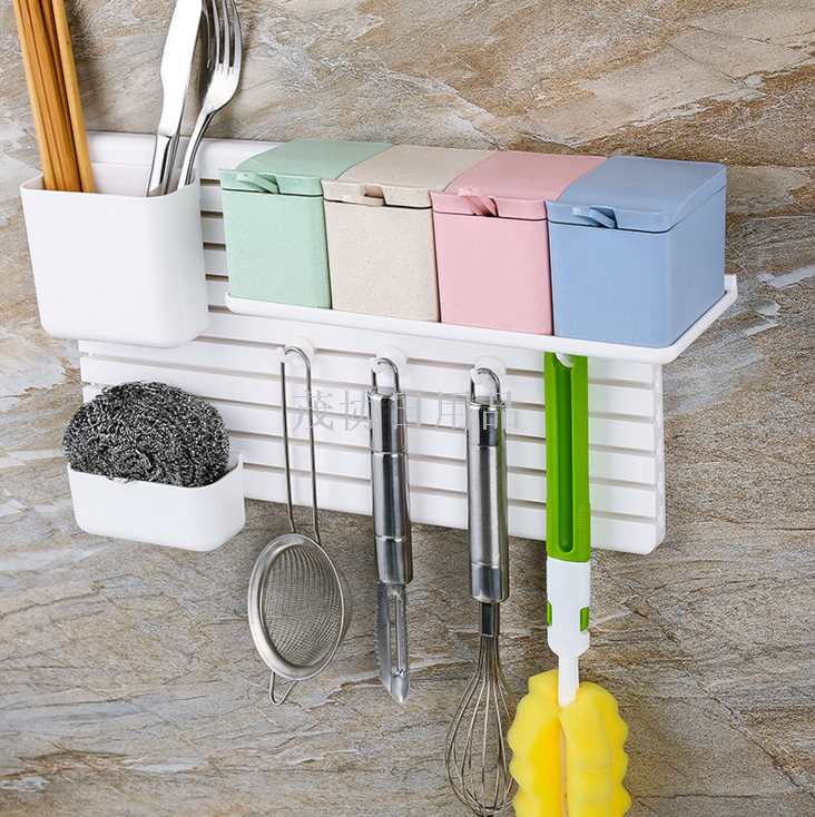Adhesive wall organizer Creative Organizer Creative Plastic organizer Bathroom Kitchen organizer