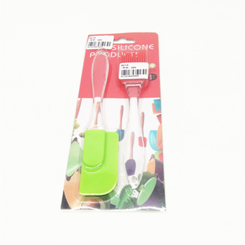 S01A厨房烘焙工具油刷子 耐高温涂抹烧烤刷硅胶刮刀