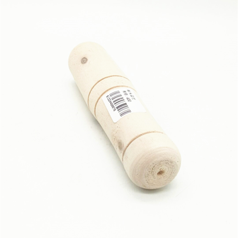 Poplar garlic pound round solid wood garlic mallet pound garlic hammer solid wood grinding stick