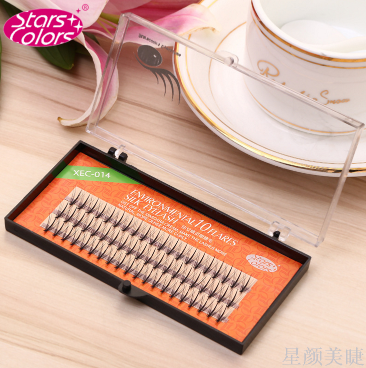 Graft Planting A Cluster Of Multiple Hairs In The Middle Of Thick Silk Planting A Plant Of 10 False Eyelashes Specification drawing