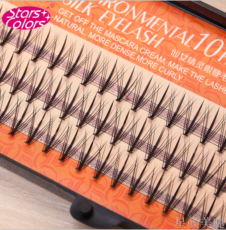 Graft Planting A Cluster Of Multiple Hairs In The Middle Of Thick Silk Planting A Plant Of 10 False Eyelashes Application Scenario