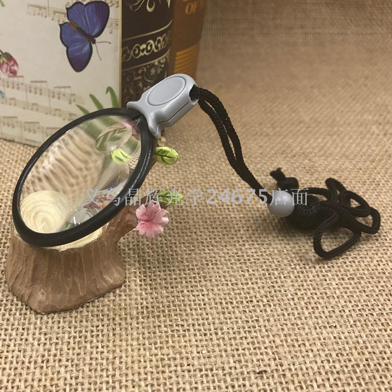 Jinghui factory direct sales can hang portable reading magnifying glass 11089 thumbnail