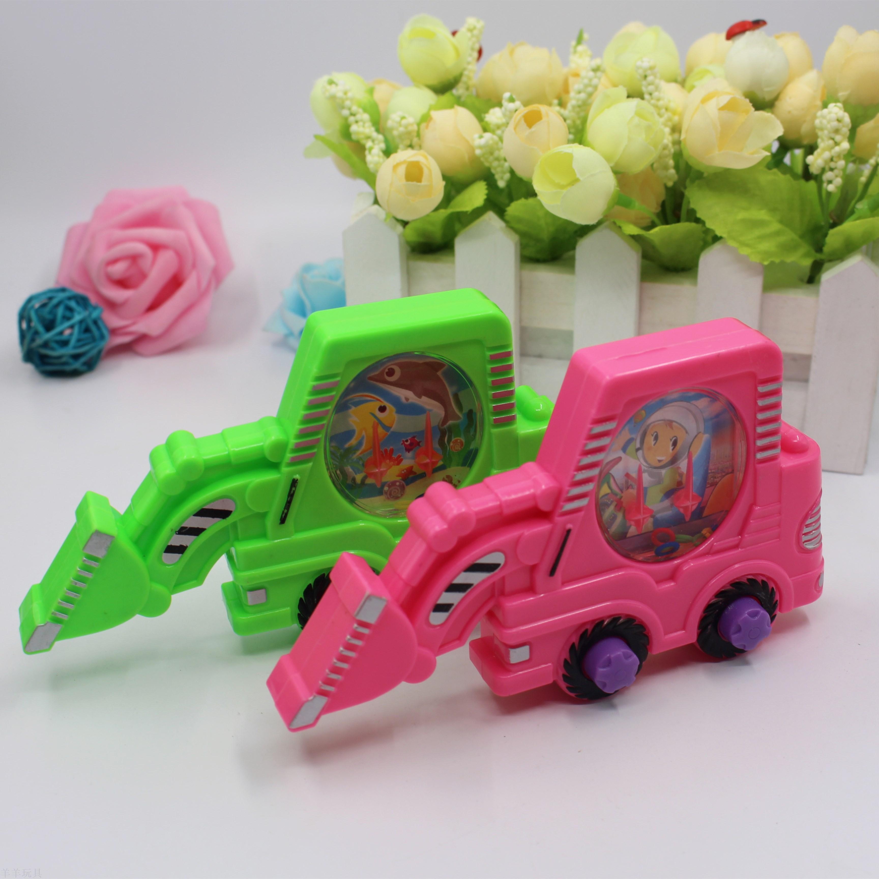Toy water machine, ring, bulldozer, children's educational small toys details Picture