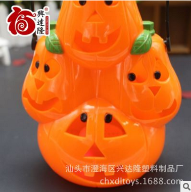 万圣节玩具 万圣节声控南瓜手提灯 儿童手提南瓜灯产品图