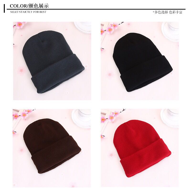 Nitrile wheel knitted caps for both men and women Specification image