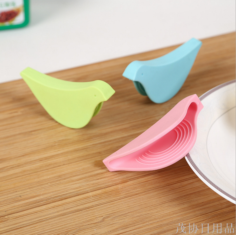 Bird heat shield holder Microwave slip proof heat shield holder heat shield glove holder bowl holder TV shopping