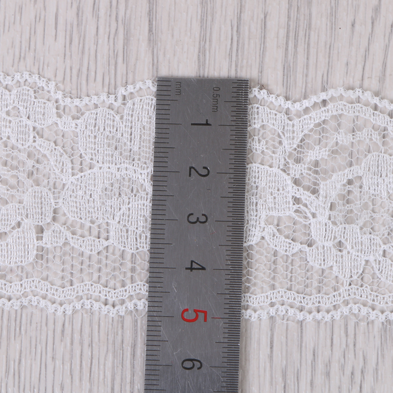 Five-centimeter single-layer black and white single-color exquisite water-soluble net embroidery lace trim clothing accessories Application Scenario