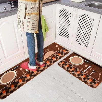 Kitchen mat long non-slip absorbent oil absorption kitchen floor mat bay window mat bedside carpet porch door mat thumbnail