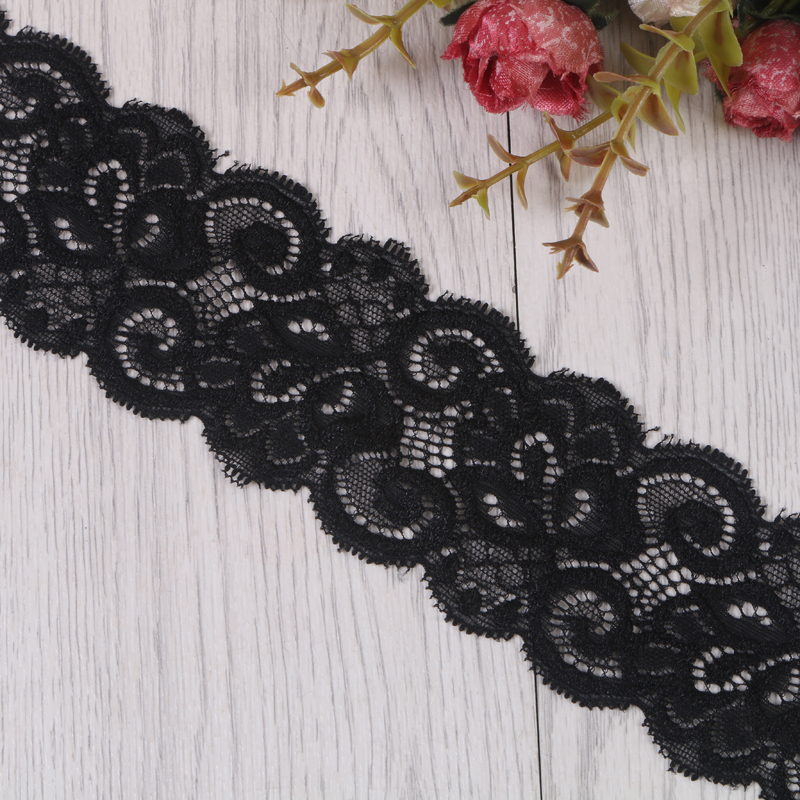 Factory direct sales of patterned hollowed-out curtains, clothing lace accessories, 6 cm wide specifications details Picture