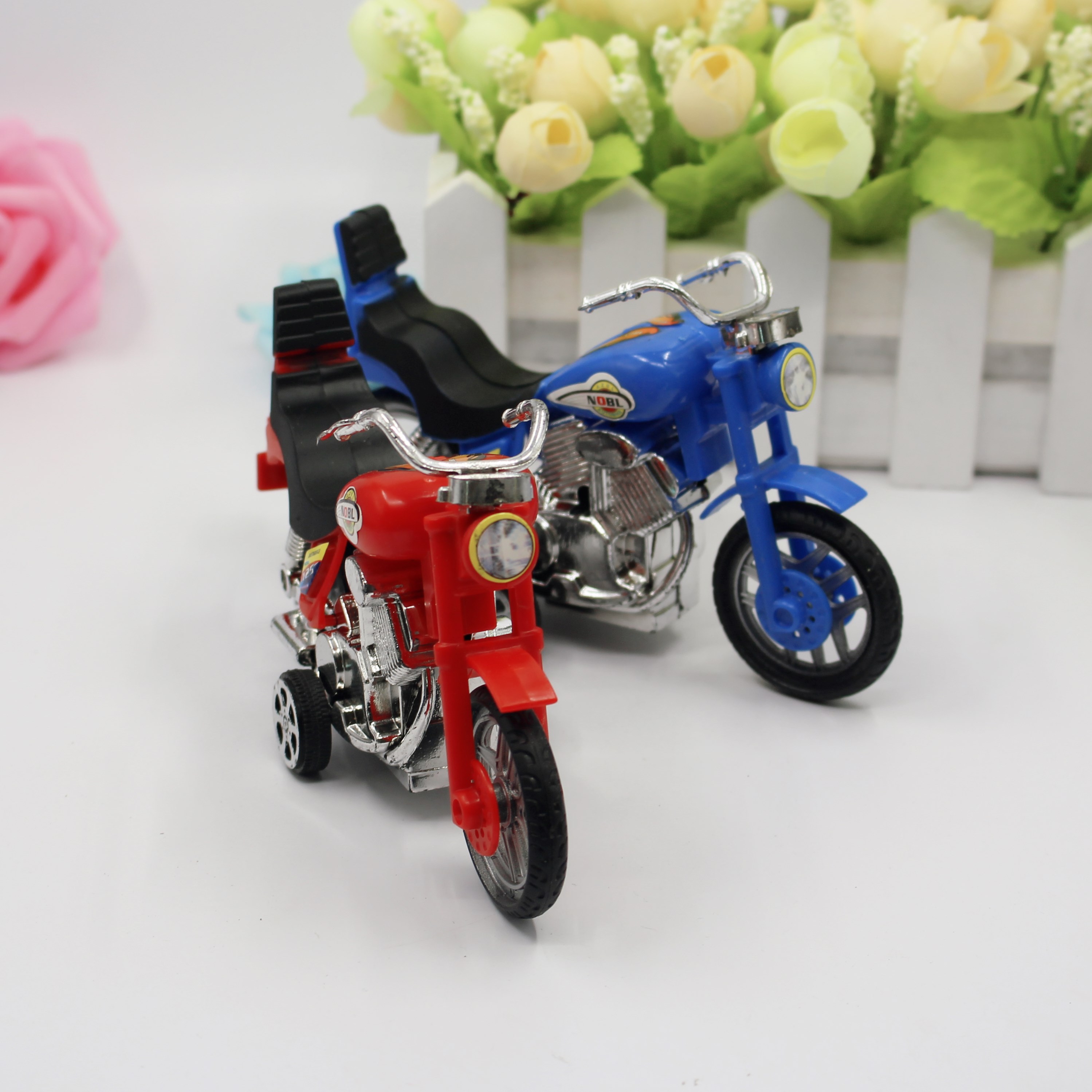 热卖回力摩托车玩具 发条精致小摩托车玩具产品图