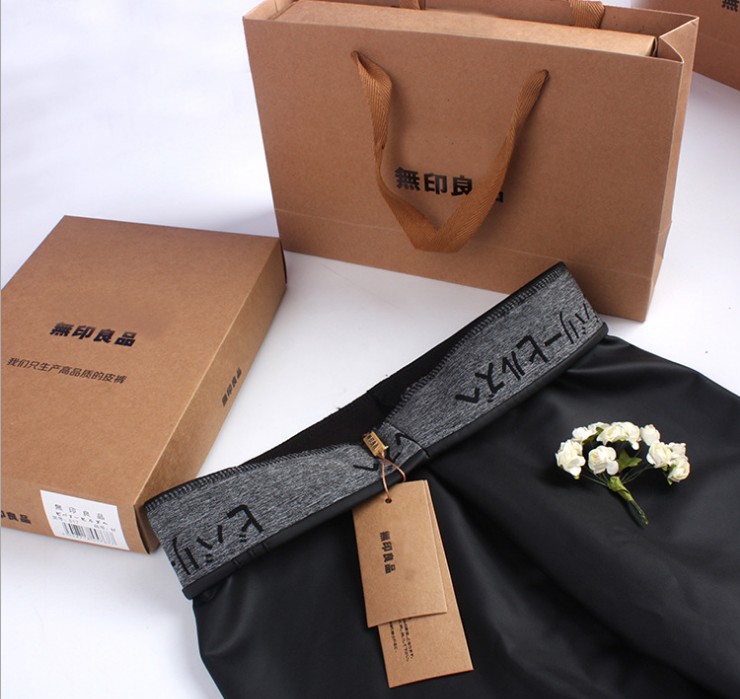 Scented leather pants, thin fleece slimming, matte PU, high-waisted, muji leather pants, pencil pants, excellent quality
