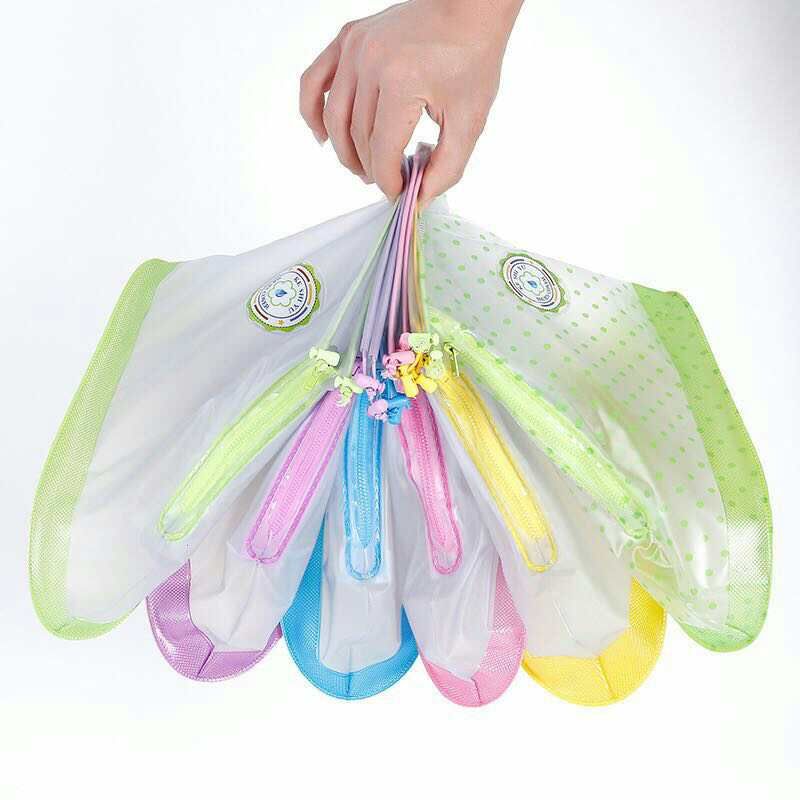 多色扇形防水鞋套