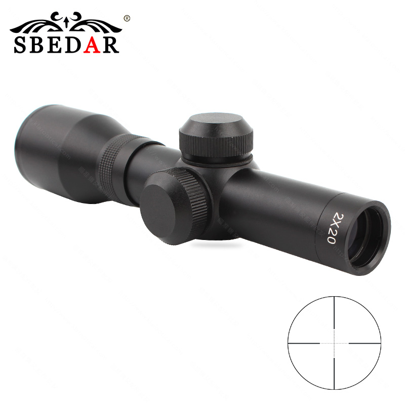 Pocket short 2X20 waterproof shockproof optical sniper sight