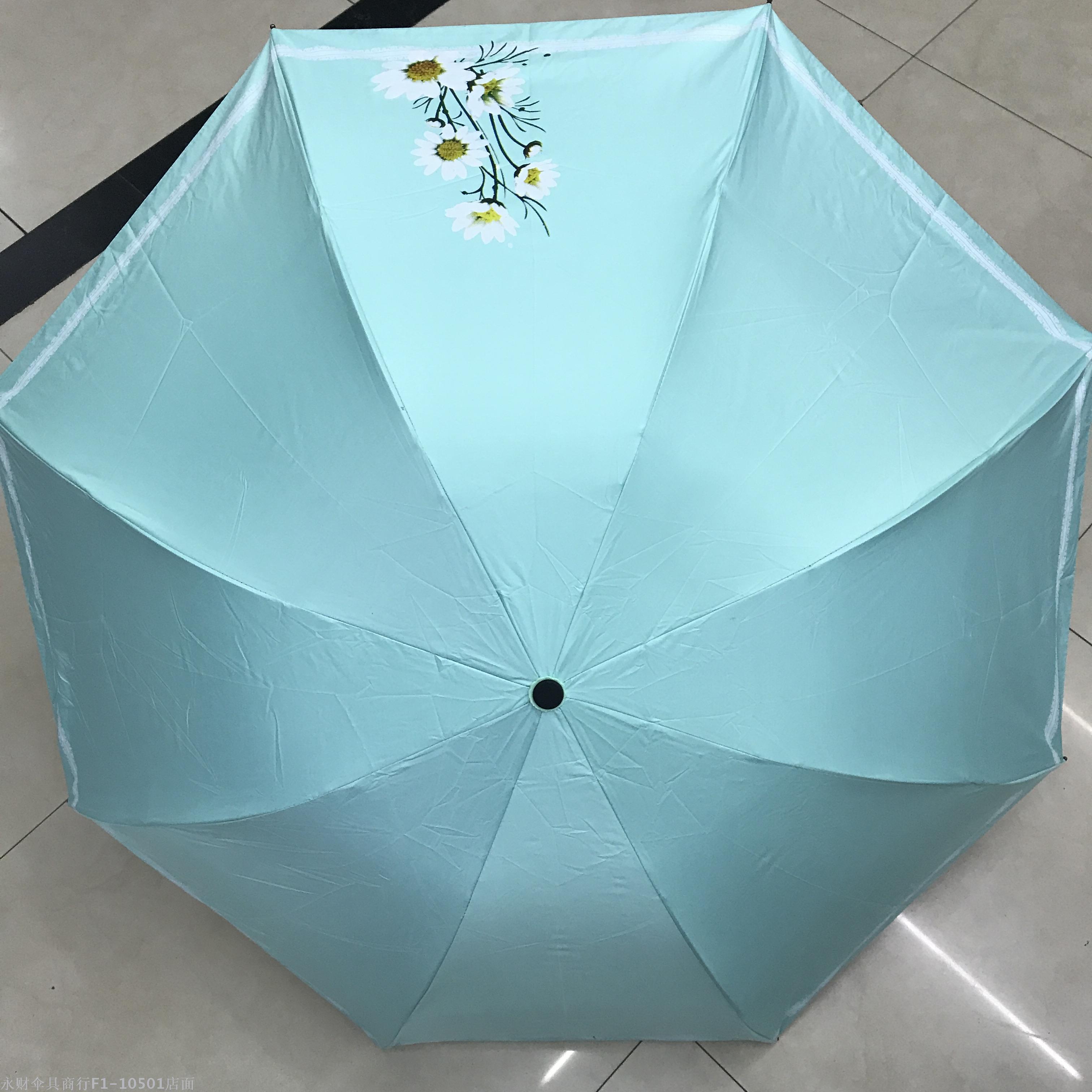 [1758] Sun Rain Umbrella Sunshade Umbrella Three Fold Umbrella Umbrella details Picture
