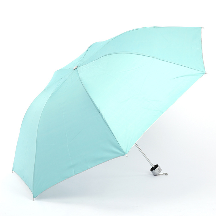 雨伞太阳伞7骨折叠雨伞促销赠品晴雨义乌日用品伞银胶遮阳伞产品图
