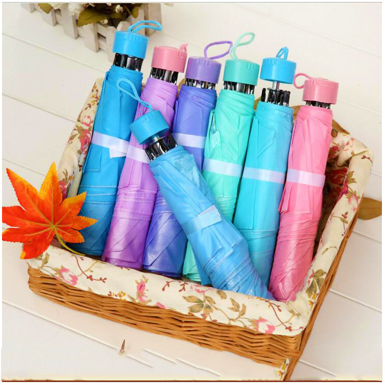 Wholesale of umbrellas: 8k pearl umbrellas, folding umbrellas, three-fold inverted pole umbrellas, travel umbrellas, 10-yuan store umbrellas Specification image