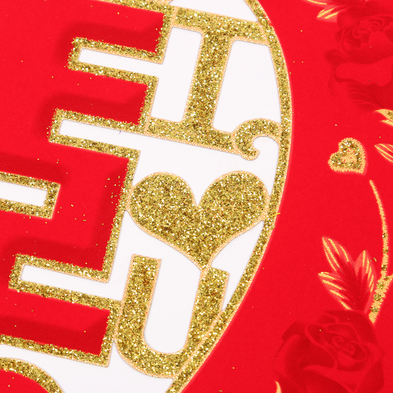 Wedding room decoration, double happiness characters, wedding supplies, festive stickers, wedding arrangements, window flower stickers, wedding door stickers Specification image