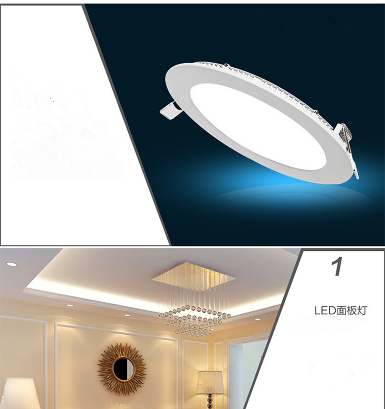 3W Round Panel Light Led Ultra-Thin Panel Light Home Lighting Decorative Light Application Scenario