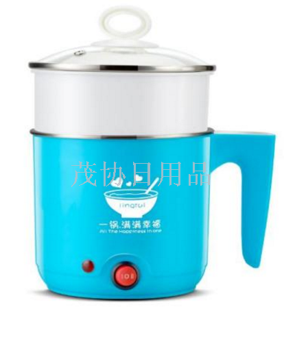 Multi-functional electric cooking pot, electric hot pot, electric cup, mini electric hot pot, dormitory student noodle cooking pot details Picture