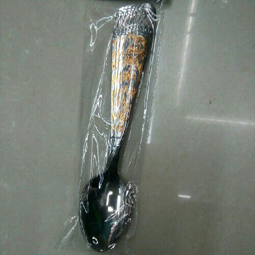 水抛大号叉勺贴花产品图