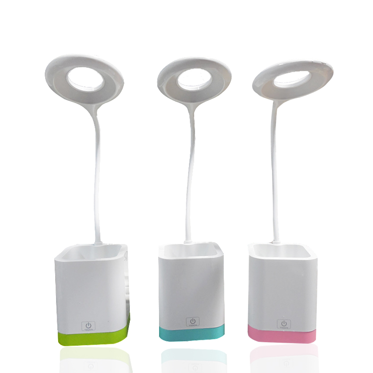 led desk lamp, charging, college student study desk, eye-protecting lamp, bedroom dormitory, children's pen holder, reading small desk lamp