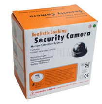 Simulation surveillance camera simulation surveillance camera false surveillance camera false hemisphere large with light