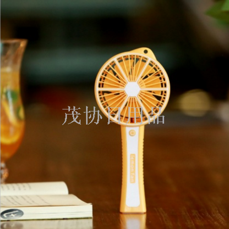 厂家直销柠檬风扇带移动电源小风扇USB充电手持风扇儿童小风扇产品图