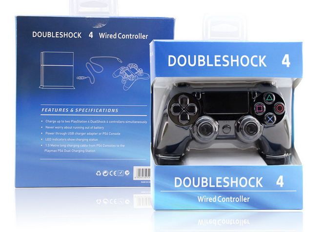 PS4 controller, PS4 wired controller, PS4 game controller details Picture