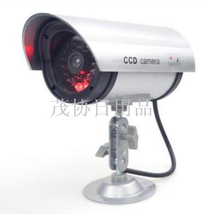 假监控器/仿真摄像头/仿真监控/假摄像机 大金属支架产品图