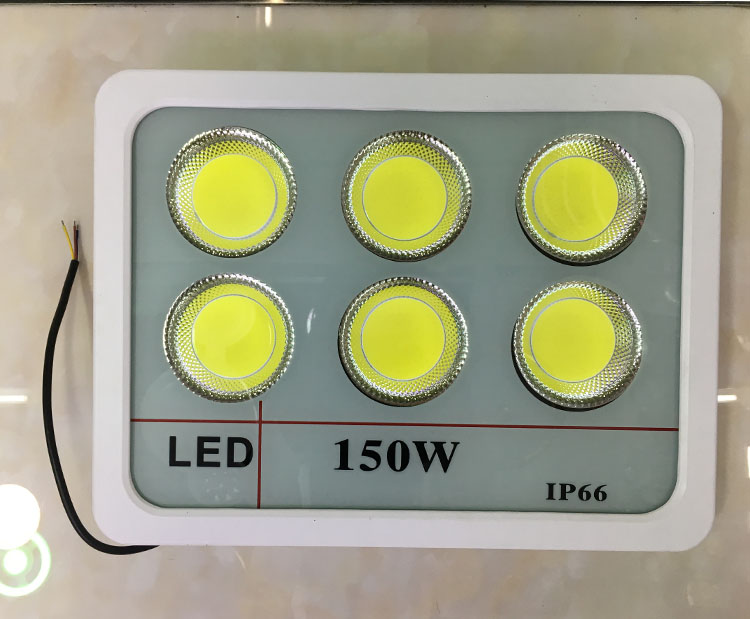 100W New Led Cob Floodlight Outdoor Lighting Floodlight White Explosion Specification drawing