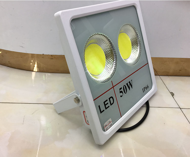 50W New Ledcob Floodlight Outdoor Lighting Floodlight White Explosion details Picture