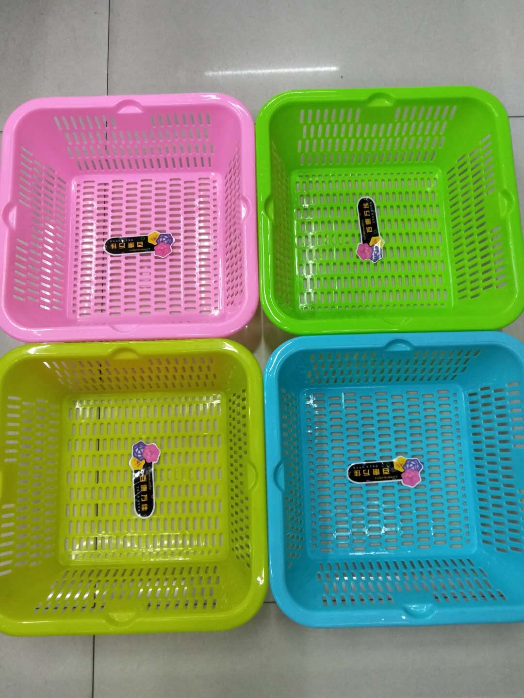 A-105方框 优质塑料打造 厨房用品 果蔬篮 菜篮子产品图