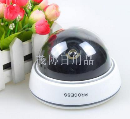 高仿真度 带灯 假监控器 假半球仿 真半球 仿真摄像头产品图
