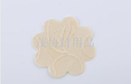 Disposable lace fabric sex nipple stickers with seven-angled small flowers, breathable and anti-protruding nipple stickers details Picture