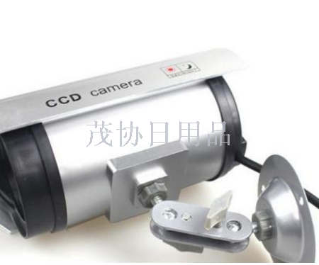 假监控器/仿真摄像头/仿真监控/假摄像机 大金属支架细节图