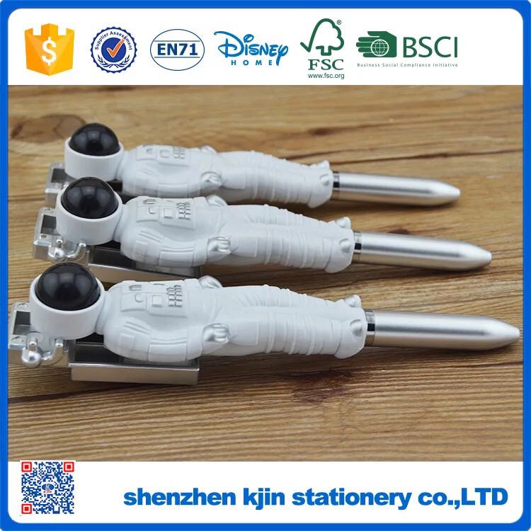 新款设计 异行中性笔油性笔 航天员造型圆珠笔办公礼品产品图