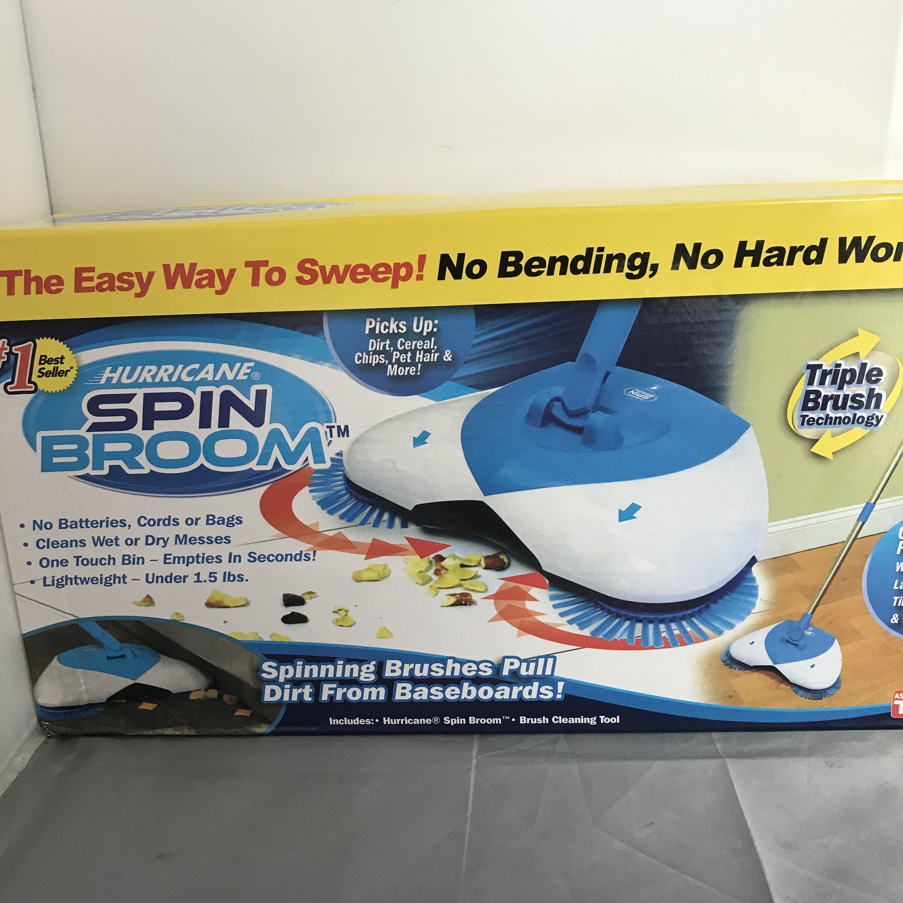 Spin Broom手推扫地机免电扫地清洁机家用扫地机