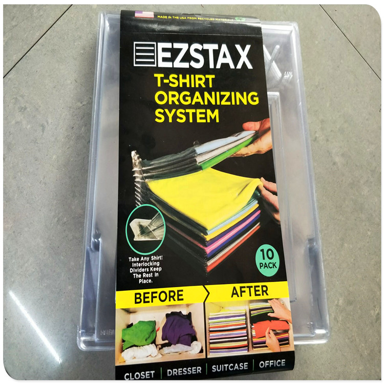 ezstax folding board clothing storage rack Specification drawing